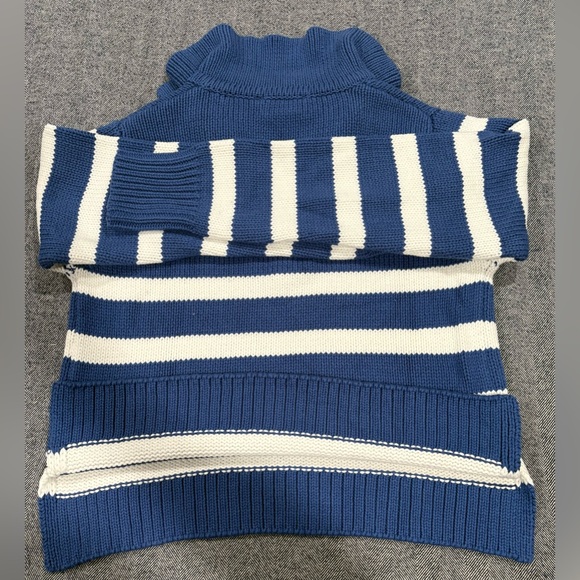 Olive & Bette’s Road G - Hayley Stripe Pullover | Blue/Cream | size M - Picture 8 of 9